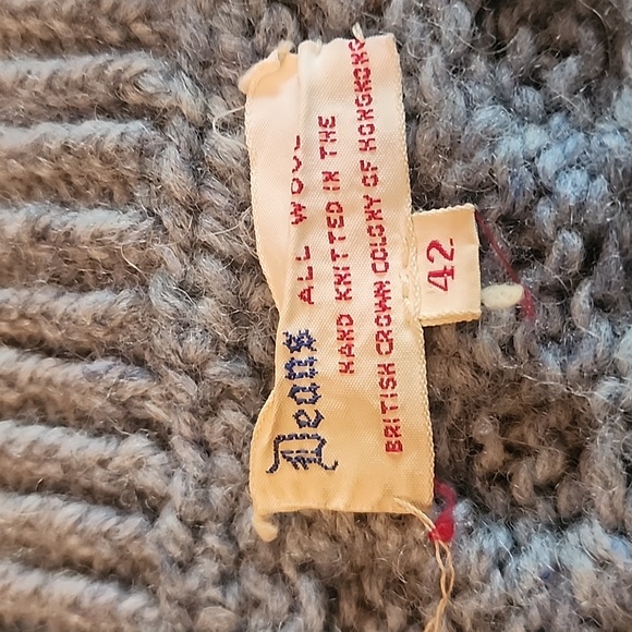 Dean's hand knitted sweater, size XL, blue - Picture 2 of 2